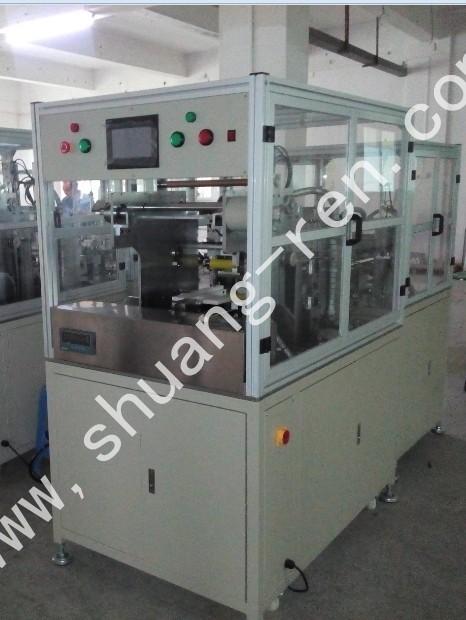 鋁殼鋼(gāng)殼自動貼(tie)膜機